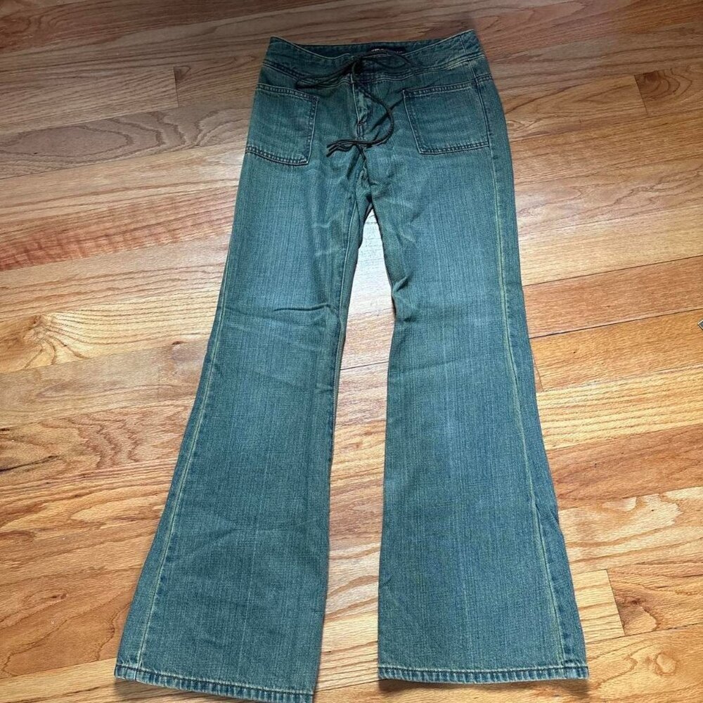 Express Women's Green Tint Jeans